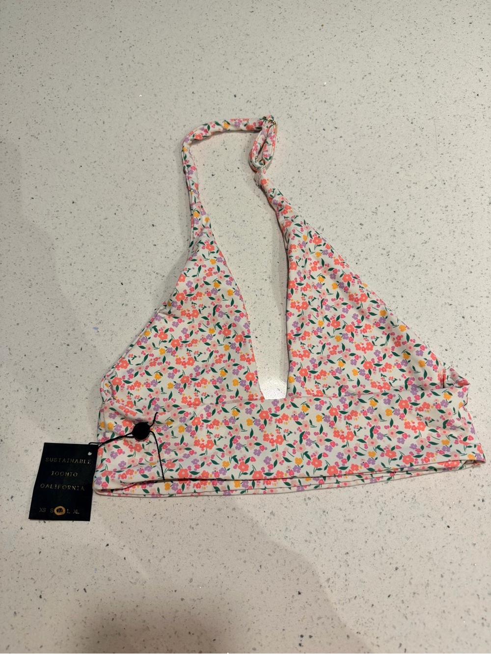 NWT Skatie Lacey Bikini Top - Sicily Print - M - Picture 4 of 4
